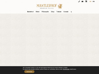 mantlerhof.com Webseite Vorschau