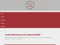feldmusik-hellbuehl.ch Webseite Vorschau