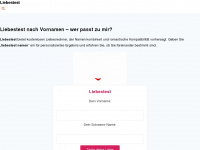liebes-test.com Webseite Vorschau
