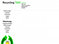 recycling-taxi.ch Webseite Vorschau