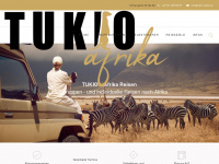 tukio-afrika.de Webseite Vorschau