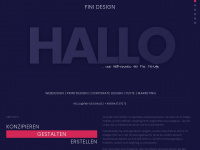 fini-design.de Webseite Vorschau