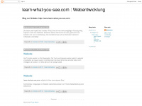 learn-what-you-see.blogspot.com Webseite Vorschau