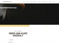 harzfalkenhof-zoo.de Webseite Vorschau