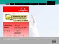 askoe-tennis-wels.at Webseite Vorschau