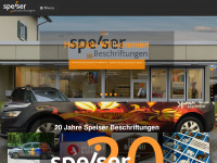 speiser-beschriftungen.ch Webseite Vorschau