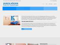 physio-koecker.de Webseite Vorschau