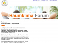 raumklima-forum.de Webseite Vorschau