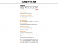 kurzprosa.net Webseite Vorschau