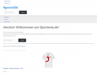 sportenia.de Webseite Vorschau