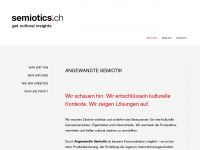 semiotics.ch Webseite Vorschau