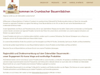 crumbacher-bauernlaedchen.de Webseite Vorschau