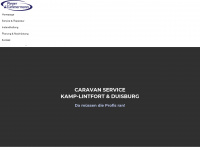 caravanservice-niederrhein.de Webseite Vorschau