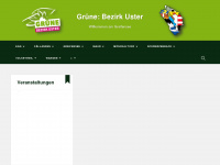 gruene-usterland.ch Webseite Vorschau
