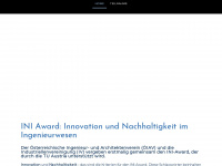 ini-award.at Webseite Vorschau
