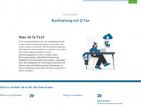 q-tax.at Webseite Vorschau