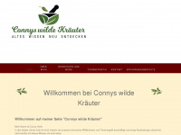 connyswildekraeuter.at Webseite Vorschau