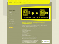 allgäufix.de Webseite Vorschau