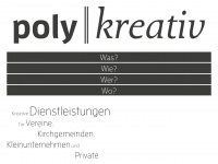 polykreativ.ch Webseite Vorschau