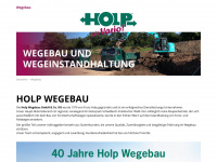 holp-wegebau.de Webseite Vorschau