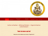 nepaltara.ch Webseite Vorschau