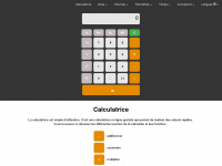 calculatrice.fr Webseite Vorschau