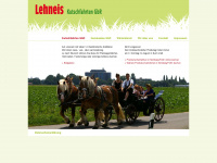 lehneis-kutschfahrten.de Webseite Vorschau