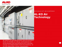 alko-airtechnology.com Webseite Vorschau