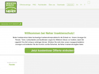 neher-insektenschutz.ch Webseite Vorschau