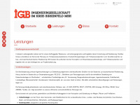 igb-ing.info Webseite Vorschau
