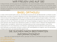 ortholeu.ch Webseite Vorschau