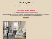 villa-antigone.de Webseite Vorschau