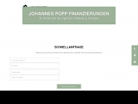 popp-finanzierungen.de Webseite Vorschau