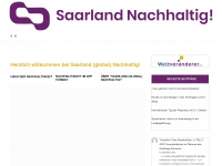 saarland-nachhaltig.de Webseite Vorschau
