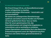 vivecti-group.com Webseite Vorschau