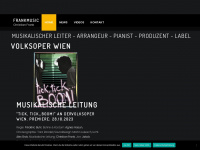 frankmusic.at Webseite Vorschau