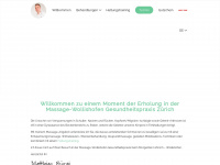 massage-wollishofen.ch Webseite Vorschau