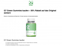 g7-green-gummies.info Webseite Vorschau