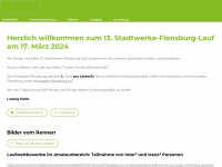 stadtwerke-flensburg-lauf.de Webseite Vorschau