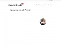 claudiakressin.de Webseite Vorschau