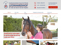 leonhardihof-vet.de Webseite Vorschau