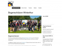 bogenschuetzen-winterthur.ch Webseite Vorschau