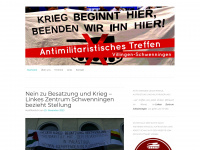 antimilitarismusvs.wordpress.com Webseite Vorschau