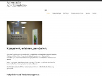antoniadis-recht.ch Webseite Vorschau