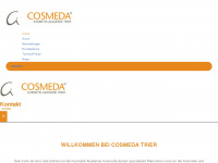 cosmeda-trier.de Webseite Vorschau