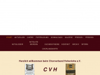 cv-hohenlohe.de Webseite Vorschau