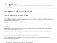 interiorlove.eu Webseite Vorschau