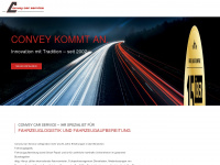 convey-car-service.com Webseite Vorschau