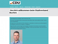 cdu-buchen.de Webseite Vorschau