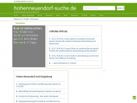 hohenneuendorf-suche.de Webseite Vorschau